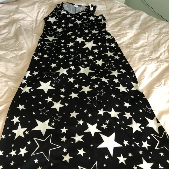 LuLaRoe Stars Maxi Tank Dress - Picture 1 of 3